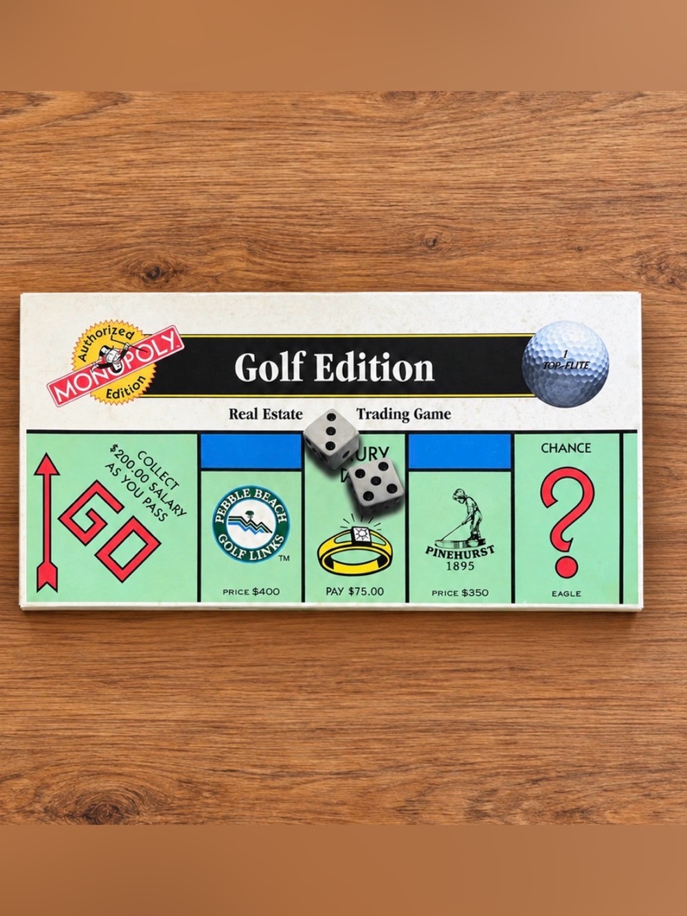 Monopoly Golf Edition Board Game Parker Brothers 1996